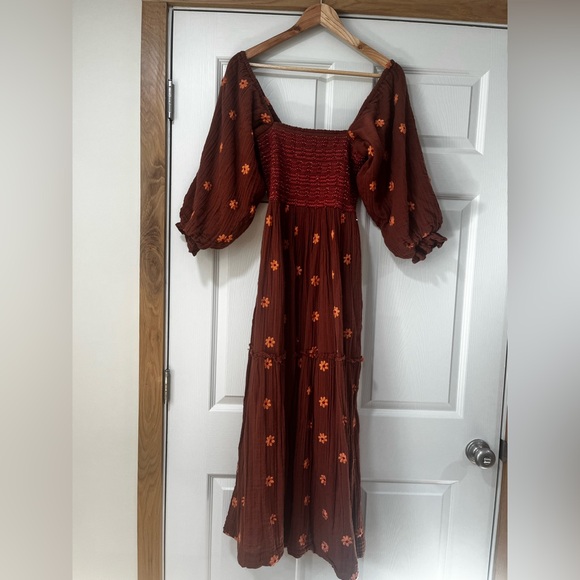 Free People Dresses & Skirts - Authentic FP Dahlia Dress- Terracotta